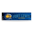 NCAA Fort Lewis Skyhawks 3" x 12" Car/Truck/Jeep Bumper Sticker By Rico Industries