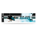 NHL San Jose Sharks 3" x 12" Car/Truck/Jeep Bumper Sticker By Rico Industries