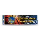 NBA Golden State Warriors 3" x 12" Car/Truck/Jeep Bumper Sticker By Rico Industries