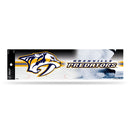 NHL Nashville Predators 3" x 12" Car/Truck/Jeep Bumper Sticker By Rico Industries