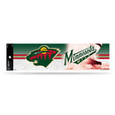 NHL Minnesota Wild 3" x 12" Car/Truck/Jeep Bumper Sticker By Rico Industries