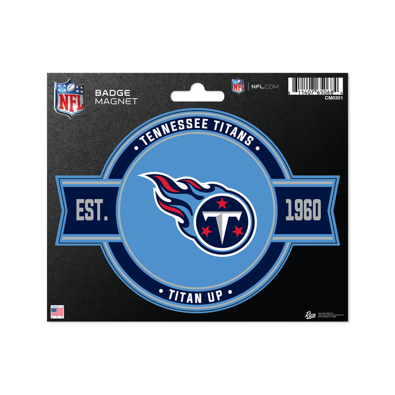 Tennessee Titans Badge Magnet