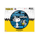 Carolina Panthers Peanuts Game Day Car Magnet