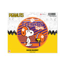 Clemson Tigers Peanuts Game Day Car Magnet