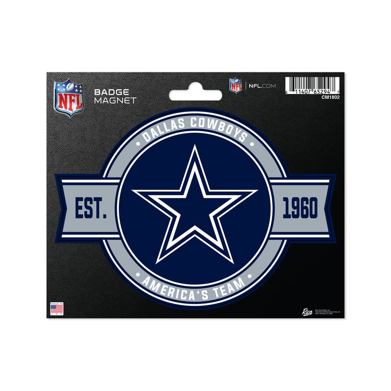 Dallas Cowboys Badge Magnet