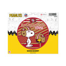 San Francisco 49ers Peanuts Game Day Car Magnet