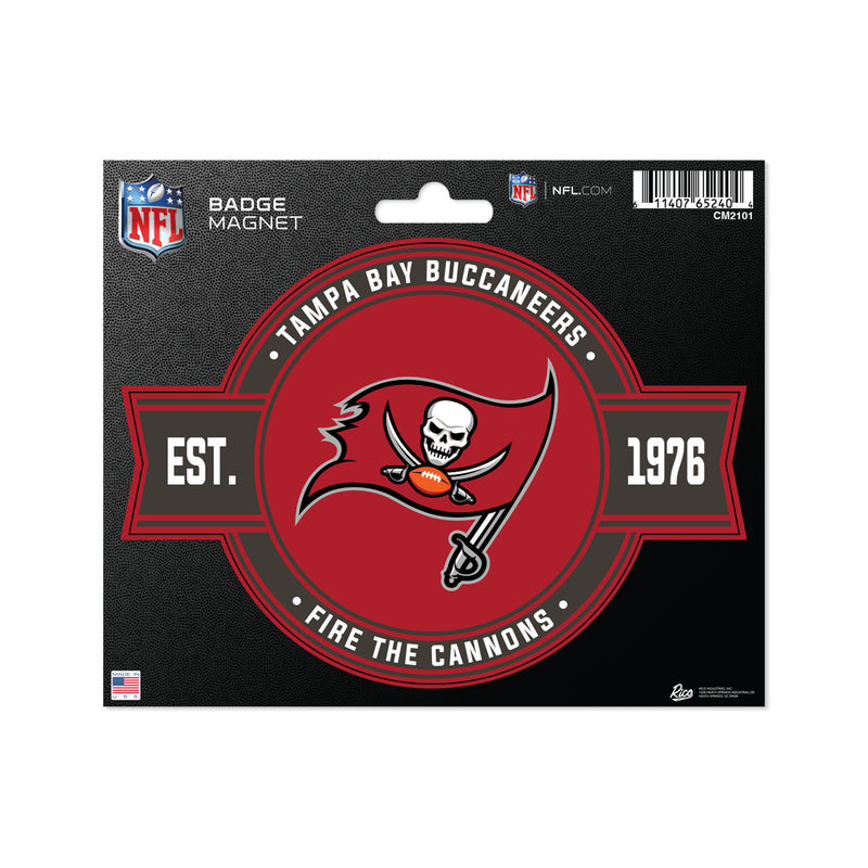 Tampa Bay Buccaneers Badge Magnet