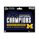 Michigan Wolverines 2026 NCAA Men's Basketball National Champions Car Magnet