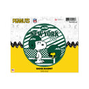 New York Jets Peanuts Game Day Car Magnet