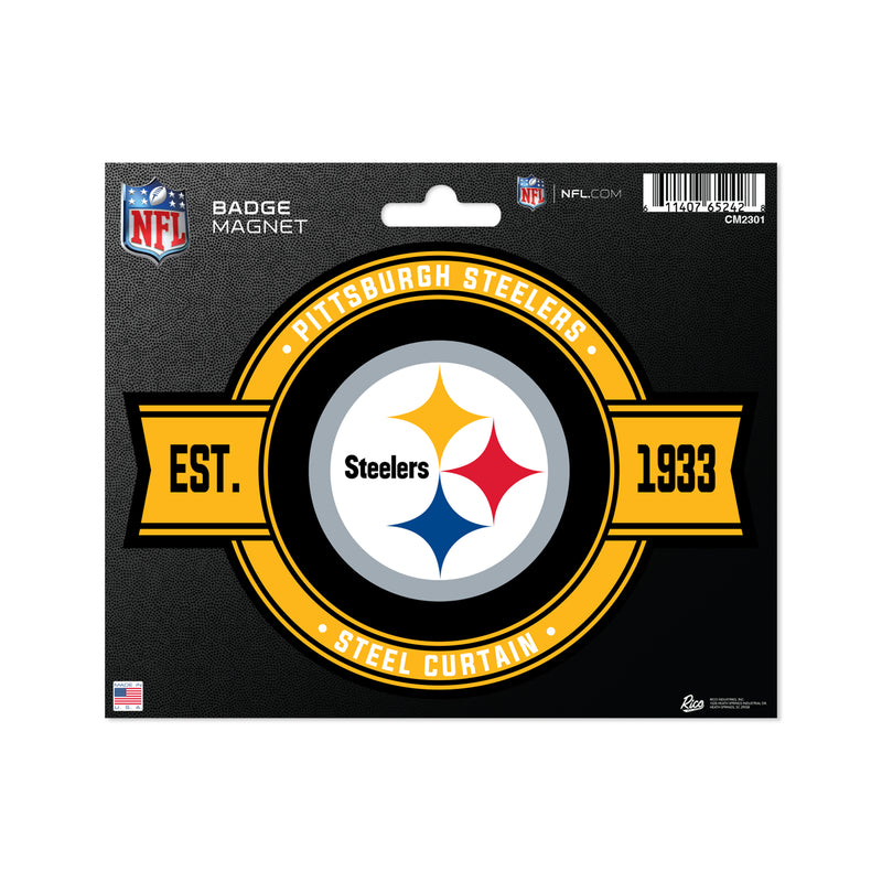 Pittsburgh Steelers Badge Magnet