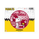 Oklahoma Sooners Peanuts Game Day Car Magnet