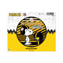 Pittsburgh Steelers Peanuts Game Day Car Magnet