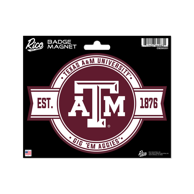 Texas A&M Aggies Badge Magnet