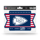 Kansas City Chiefs America 250 Car Magnet