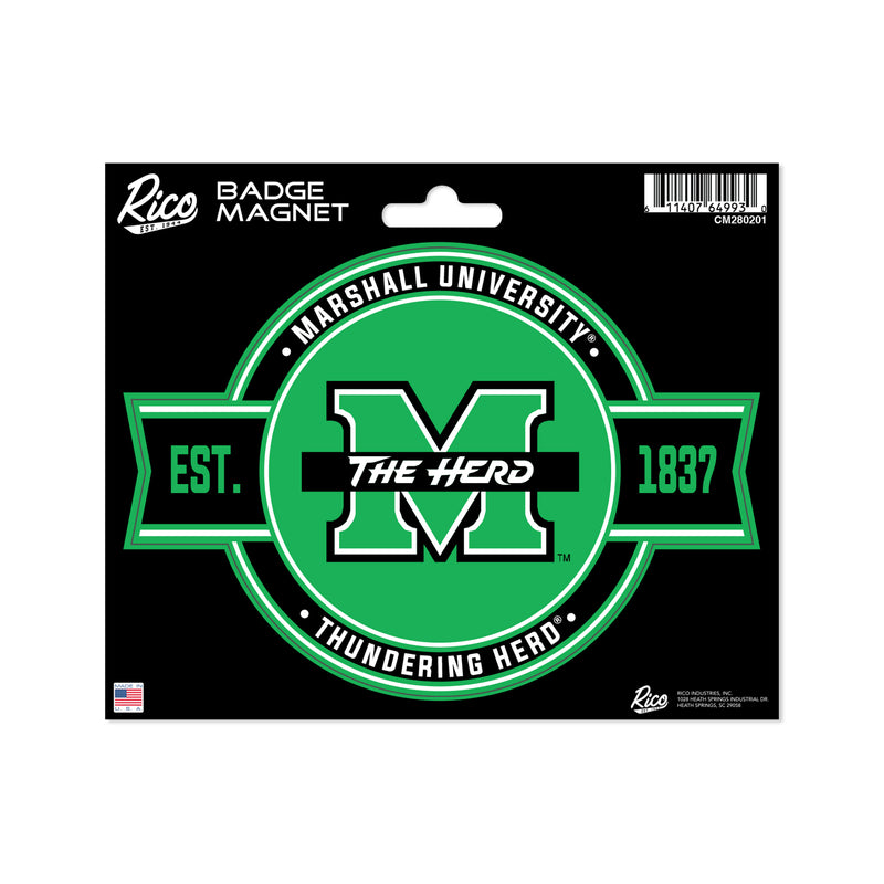 Marshall Thundering Herd Badge Magnet