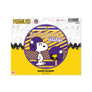 Minnesota Vikings Peanuts Game Day Car Magnet