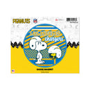Los Angeles Chargers Peanuts Game Day Car Magnet