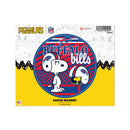Buffalo Bills Peanuts Game Day Car Magnet
