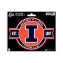 Illinois Fighting Illini Badge Magnet