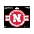 Nebraska Cornhuskers Badge Magnet