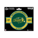 North Dakota State Bisons Badge Magnet