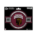 Montana Grizzlies Badge Magnet