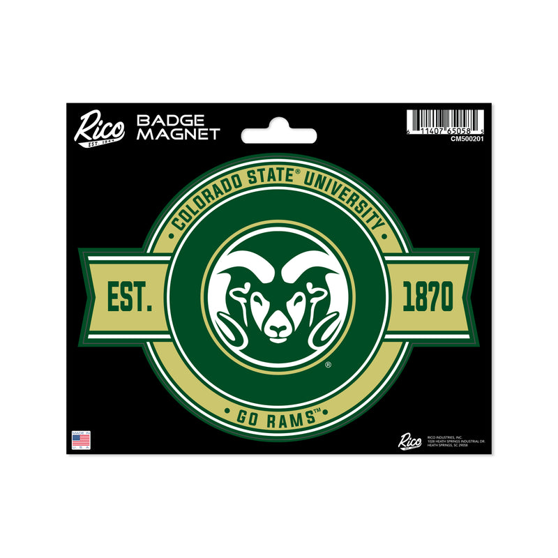 Colorado State Rams Badge Magnet