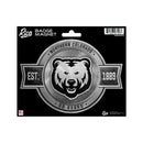Northern Colorado Bears Pewter Design Car Magnet