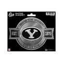 BYU Cougars Pewter Design Car Magnet