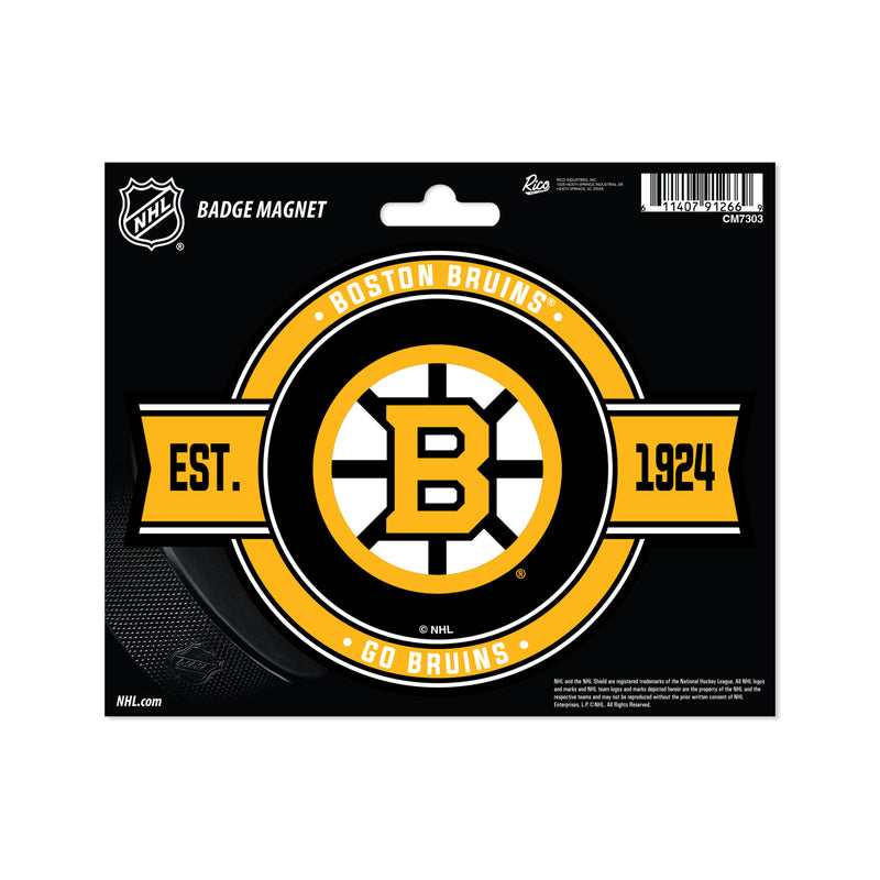Boston Bruins Badge Magnet