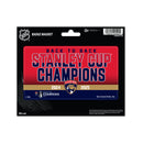 Florida Panthers 2025 Stanley Cup Champions Badge Magnet