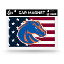 Boise State Broncos USA Patriotic Design Car Magnet Sheet