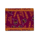 Virginia Tech Hokies Canvas Trifold Wallet