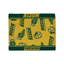 North Dakota State Bison Canvas Trifold Wallet