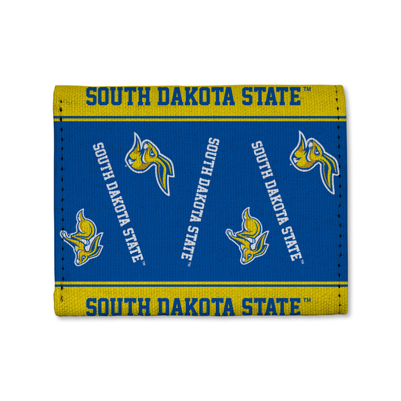 South Dakota State Jackrabbits Canvas Trifold Wallet