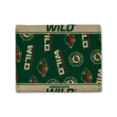 Minnesota Wild Canvas Trifold Wallet