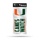 Miami University Double Up Die Cut Sticker