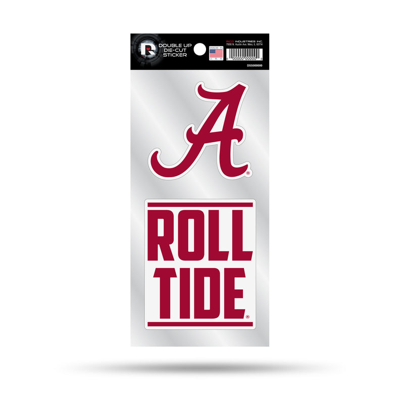 Alabama Double Up Die Cut Sticker