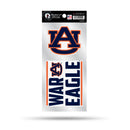 Auburn Double Up Die Cut Sticker