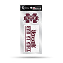 Mississippi State Double Up Die Cut Sticker