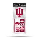 Indiana University Double Up Die Cut Sticker