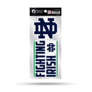 Notre Dame Double Up Die Cut Sticker