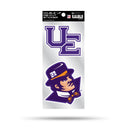 Evansville Purple Aces Double Up Die Cut Sticker
