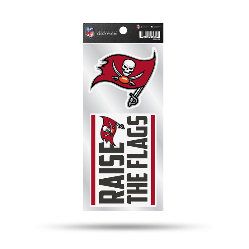 TB Buccaneers Double Up Die Cut Sticker