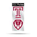 Temple Owls Double Up Die Cut Sticker