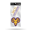 West Chester Golden Rams Double Up Die Cut Sticker