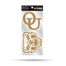 Oakland Golden Grizzlies Double Up Die Cut Sticker