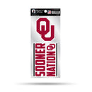 Oklahoma Sooners Double Up Die Cut Sticker