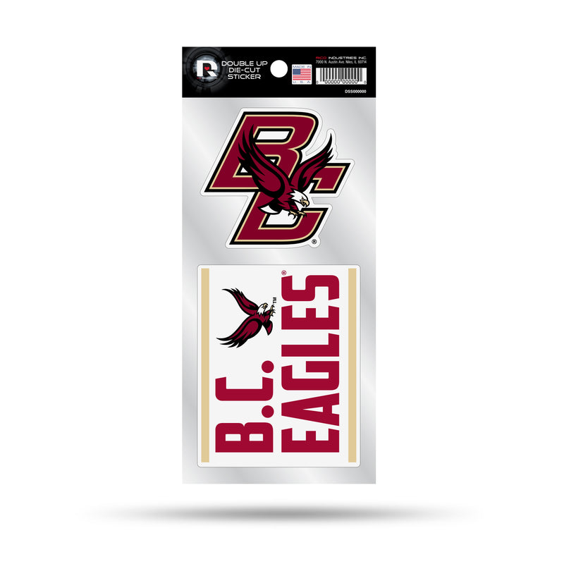 Boston College Double Up Die Cut Sticker