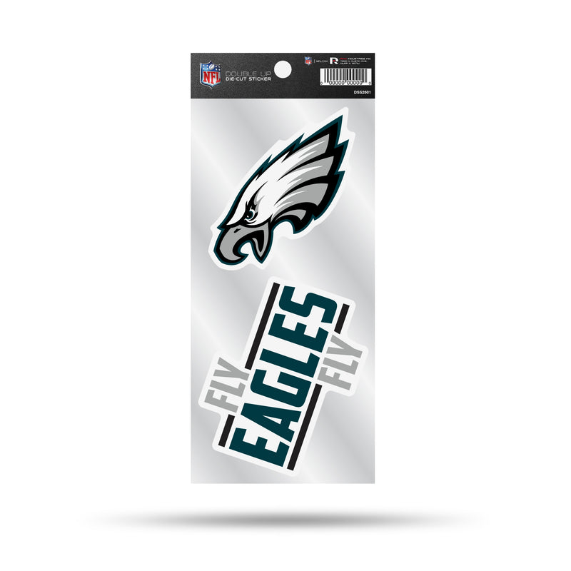 Eagles Double Up Die Cut Sticker